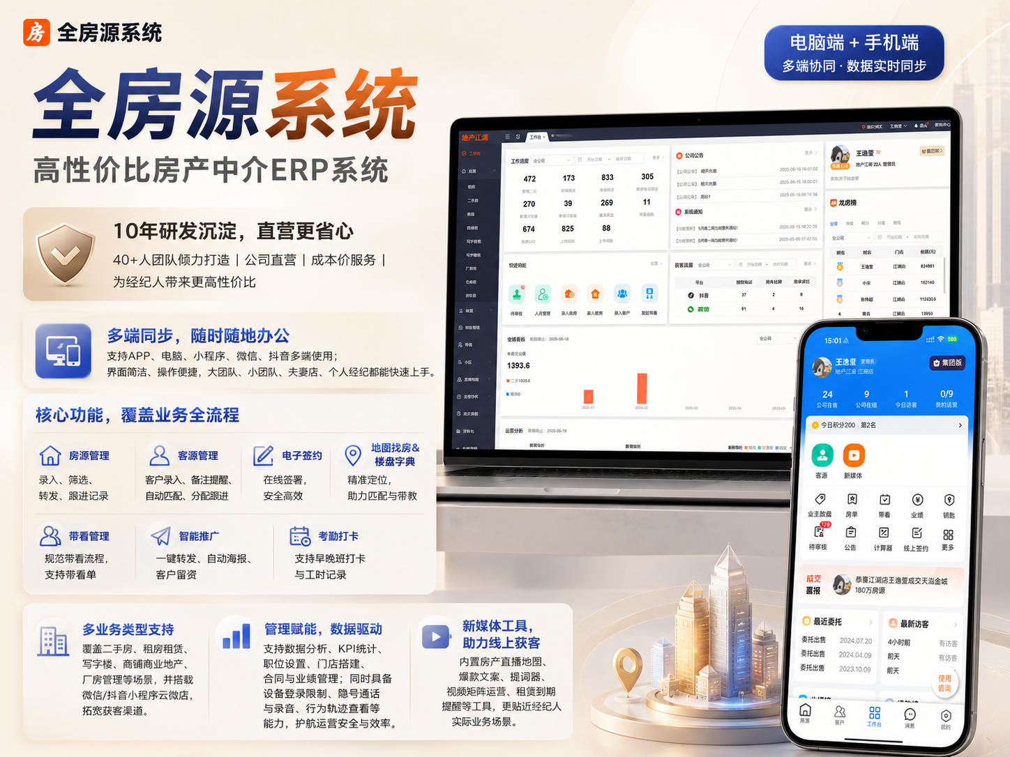 求推荐靠谱的中介房源管理系统
